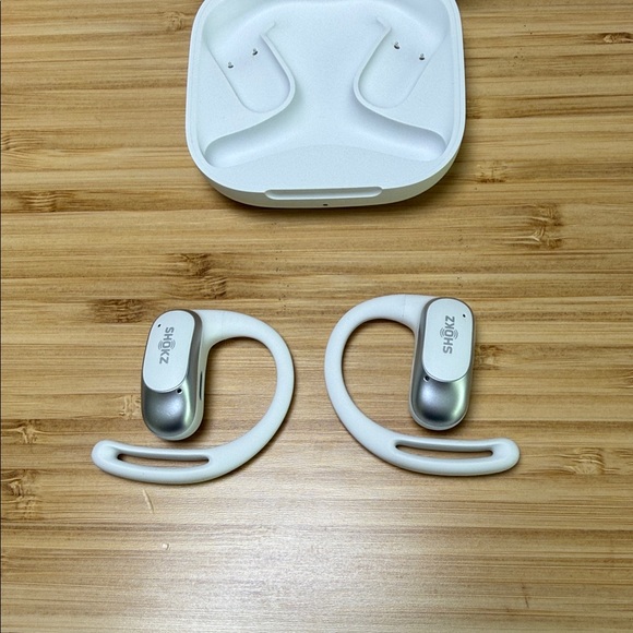 Shokz OpenFit Air Wireless Headset - White - Picture 6 of 13